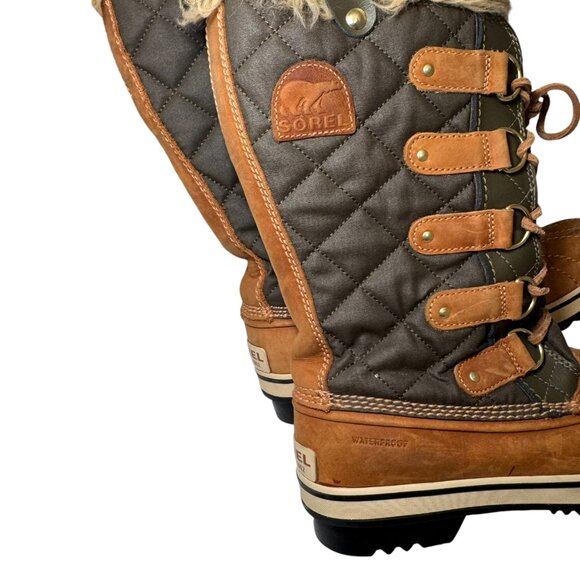 SOREL Women's Tofino ll Waterproof Boot Curry/Fawn size 9 - Picture 5 of 7